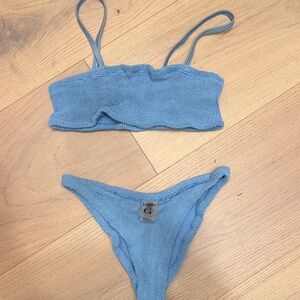 Hunza G Blue Bikini Set